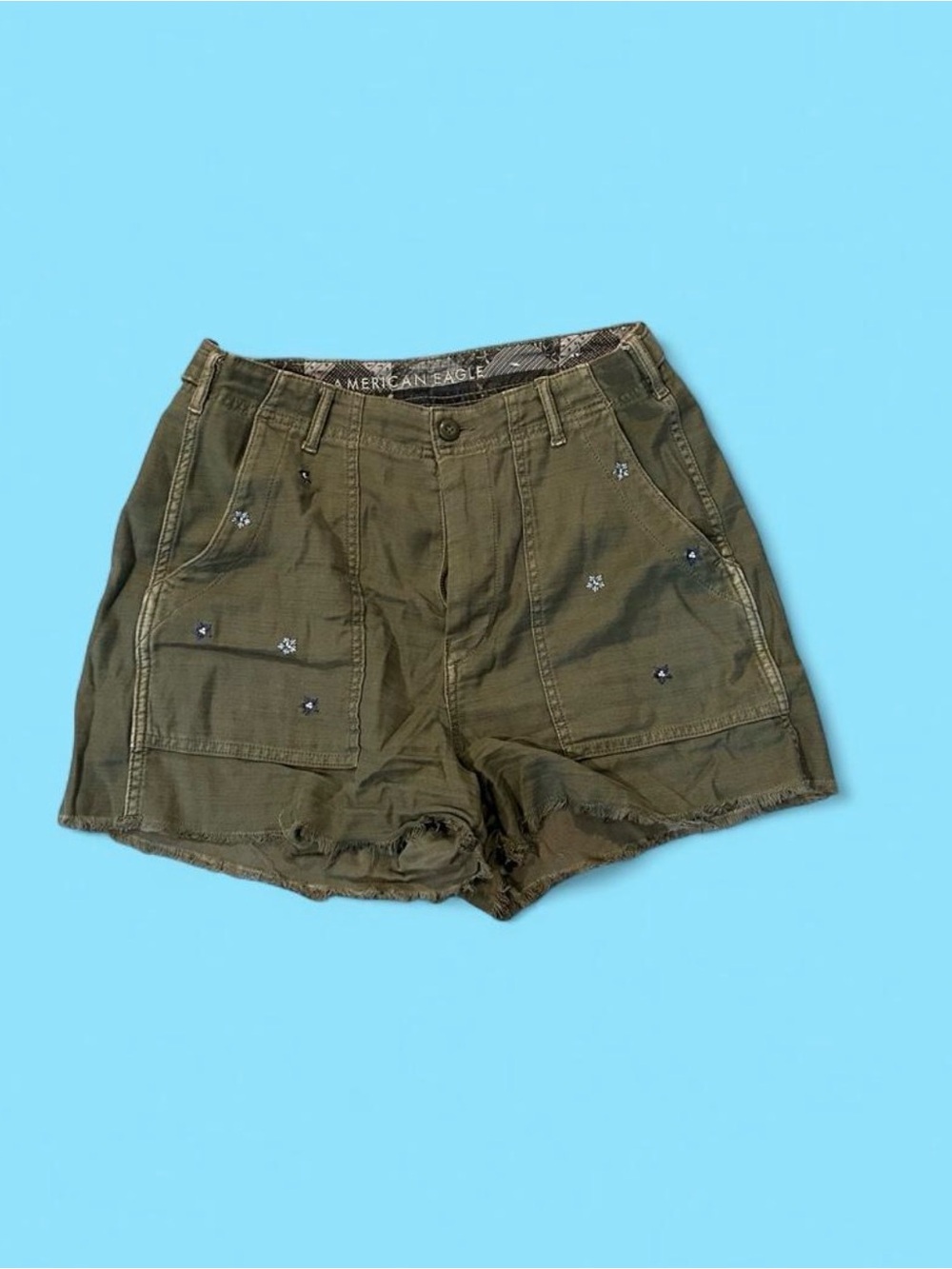 american eagle high waisted shorts